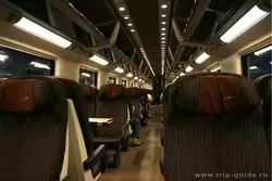 Интерьер поездов Евростар