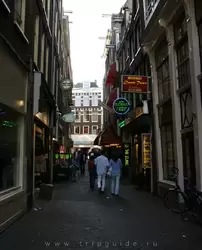 Улица кофешопов в Амстердаме