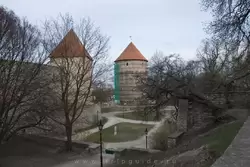 Башня Кик-ин-де-кёк и башня Девственниц в Таллине