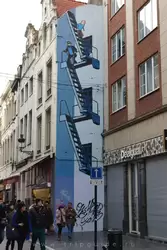 Граффити в Брюсселе
