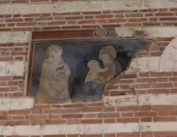 Дворец Коммуны — остатки фрески на стене