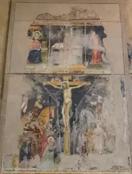 Церковь Сан Джорджетто — фрески «Поклонение волхвов», «Месса Святого Григория», «Святой Георгий и Принцесса» и «Распятие» (около 1354)