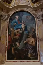 «Дева Мария со Святым Михаилом, Святым Георгием и Святым Джироламо» Микелянджело Прунати (Michelangelo Prunati)