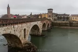 Мост Понте-Пьетра в Вероне