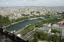 Вид на Сену с Эйфелевой башни