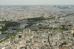 Центра Парижа — сад Тюильри, Лувр и мост Александра III