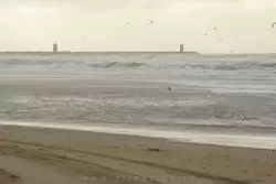 Бушующее море в феврале